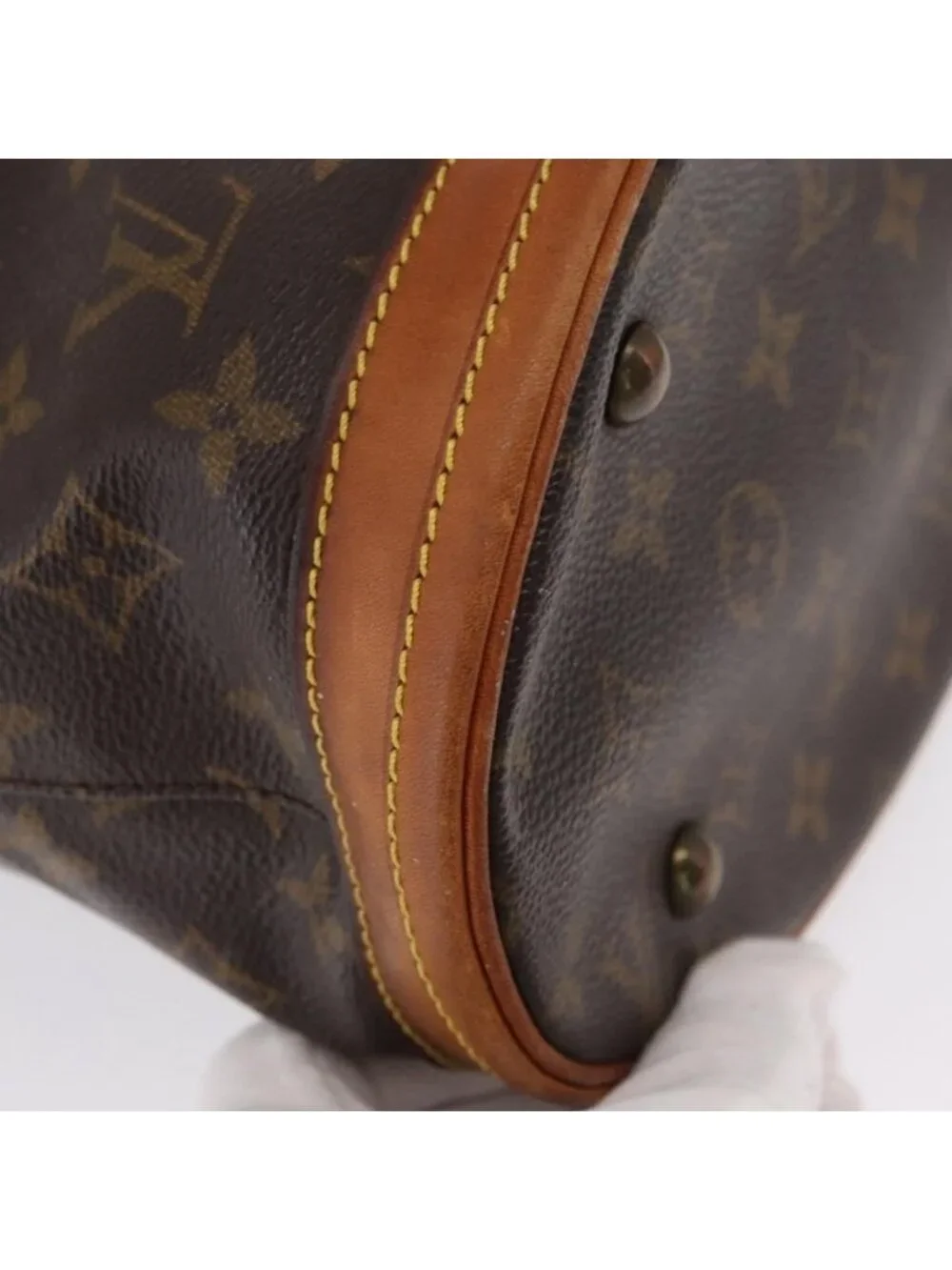 Authentic LOUIS VUITTON Monogram Bucket PM Shoulder Bag M42238 LV